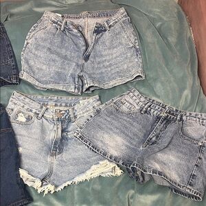 Denim Blue Women's Shorts 6 pairs
